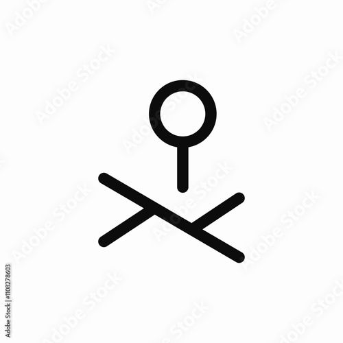 map location pin icon sign vector