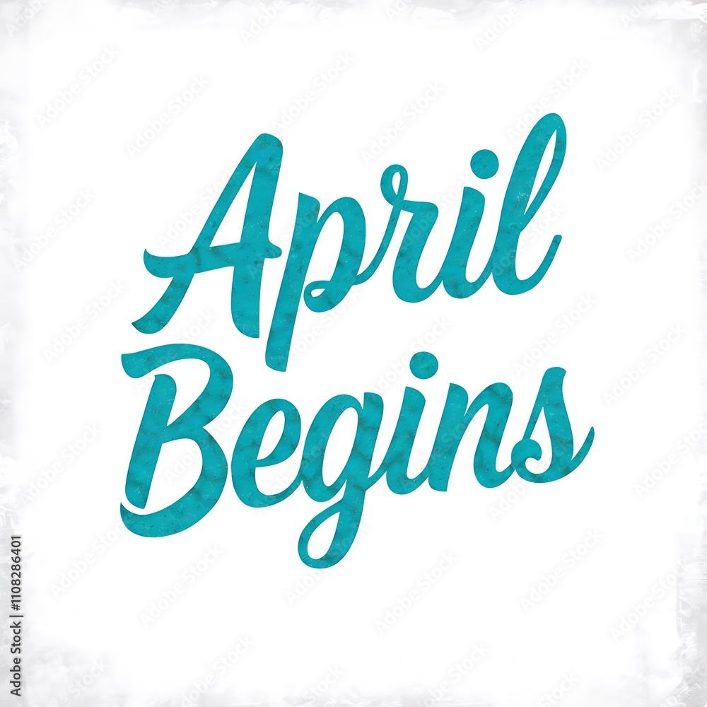 Fototapeta premium April Begins A New Season Of Hope And Renewal