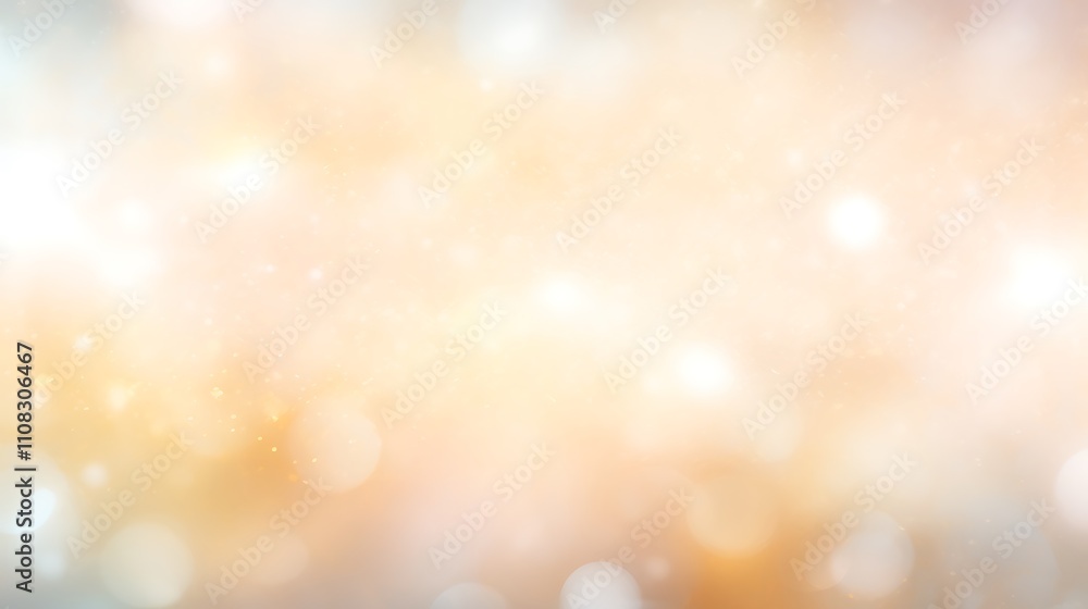 Obraz premium Abstract Golden Light Bokeh Background Texture
