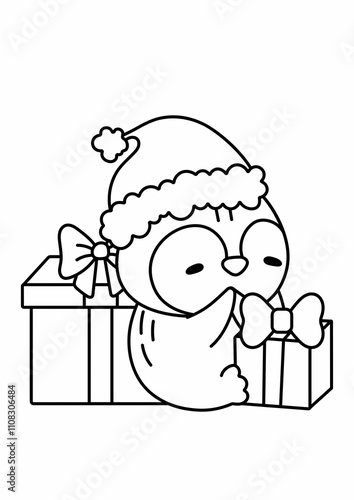 christmas drawing , christmas coloring page , cute coloring page , cute drawing , christmas drawing , kids coloring page