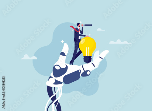Business Leadership and vision with Innovation by AI Support