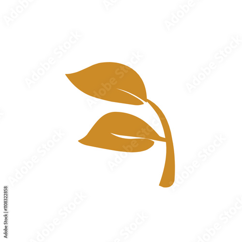 withered leaf vector