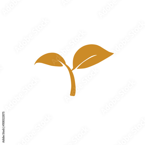 withered leaf vector