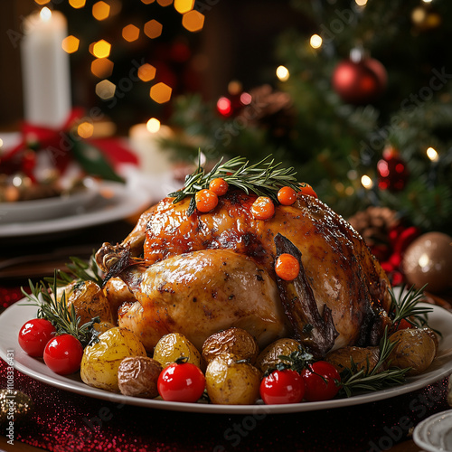 roasted duck with vegetables