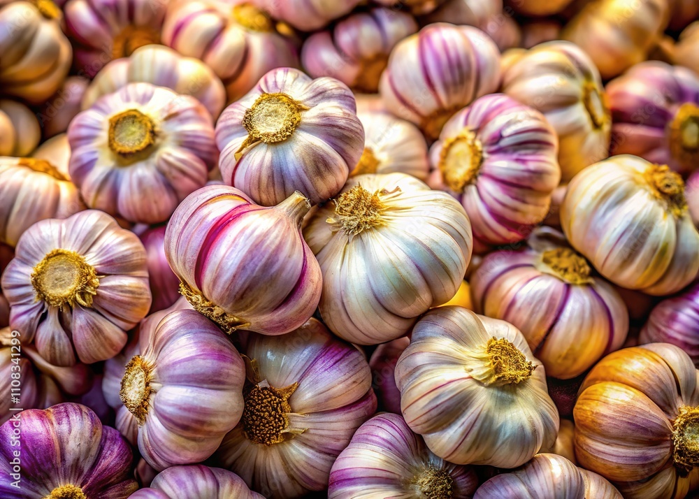 Fresh Garlic Bulbs - Culinary Photography - Cooking Stock Photo - Gourmet Food Fresh Garlic Bulbs - Culinary Photography - Cooking Stock Photo - Gourmet Food