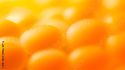 Golden Yellow Spheres Abstract Background Image