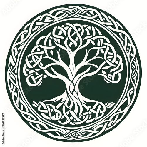 tree of life with celtic knots