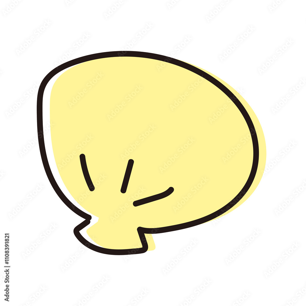 Obraz premium 黄色い貝