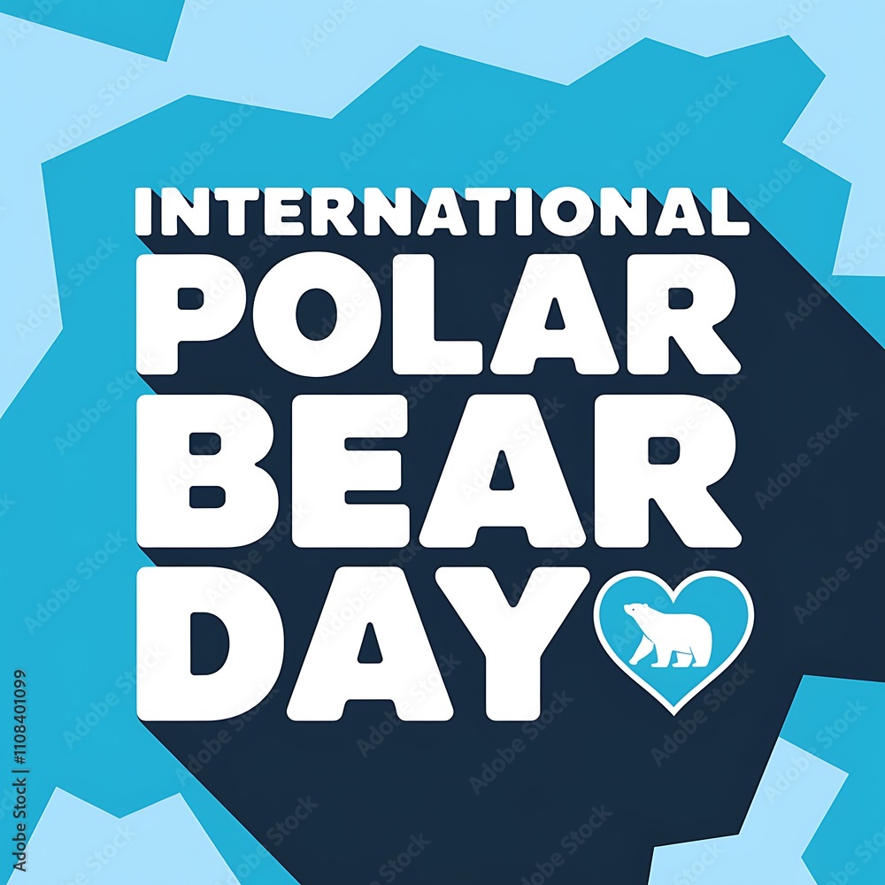 Obraz premium International Polar Bear Day Celebrates Arctic Wildlife Conservation