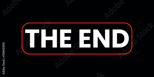 The Last Goodbye The End text effect animation vedio. A Cinematic Journey to the End