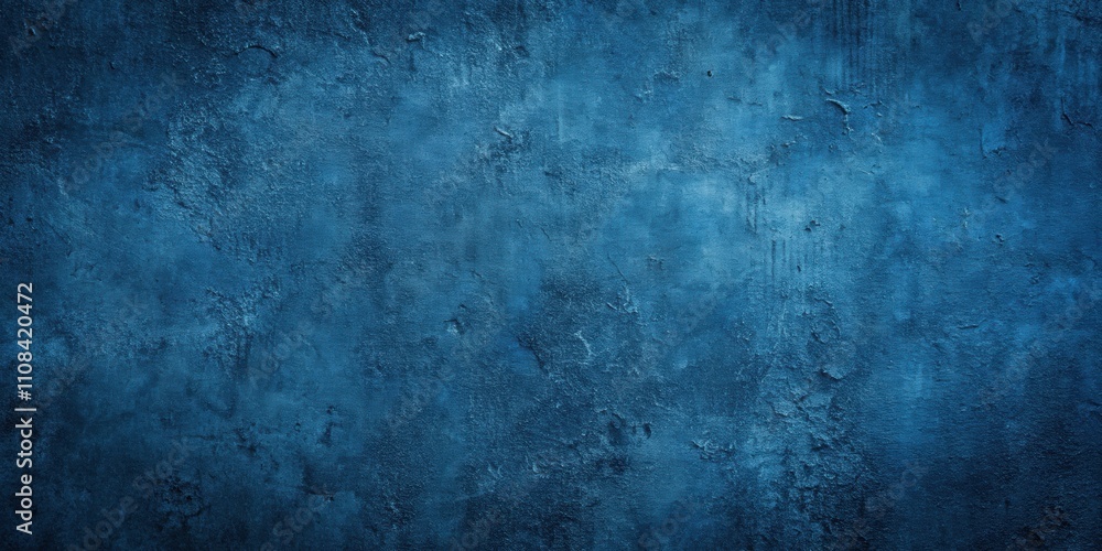 Obraz premium Dark blue concrete textured background perfect for industrial or modern design projects, blue, concrete, textured, background