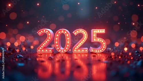 2025 new year background