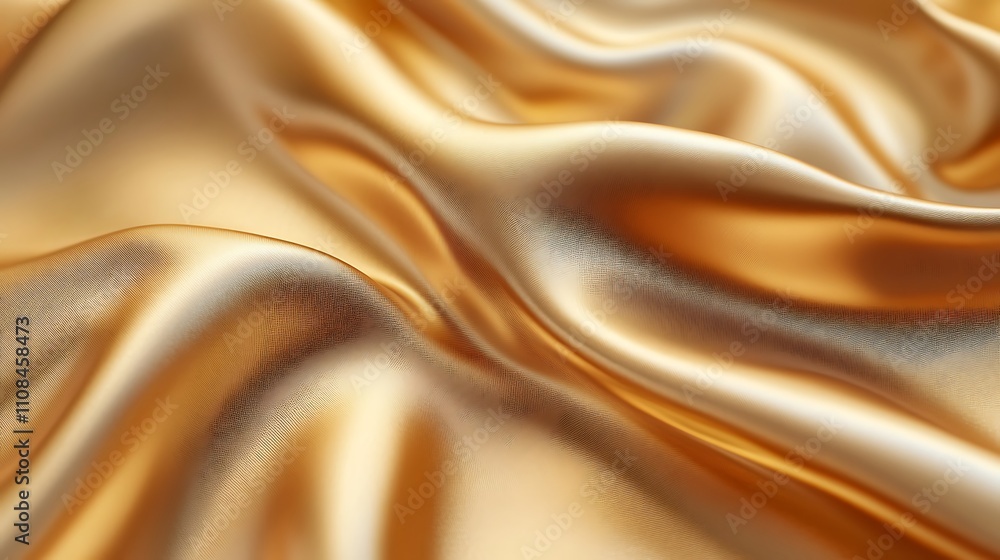 Obraz premium Luxurious Golden Textures and Glittering Spheres - Shimmering Metallic Background Collection