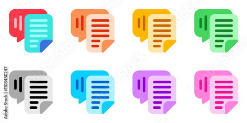 Editable speech recognition, transcription vector icon. AI technology, artificial intelligence. Part of a big icon set family. Perfect for web and app interfaces, presentations, infographics, etc