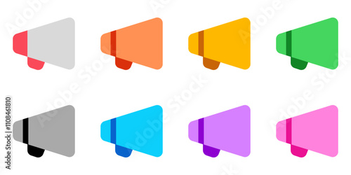 Editable director bullhorn, megaphone, marketing vector icon. Movie, cinema, entertainment. Part of a big icon set family. Perfect for web and app interfaces, presentations, infographics, etc