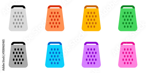 Editable cheese grater vector icon. Bakery, cooking, appliances,  kitchenware, food. Part of a big icon set family. Perfect for web and app interfaces, presentations, infographics, etc