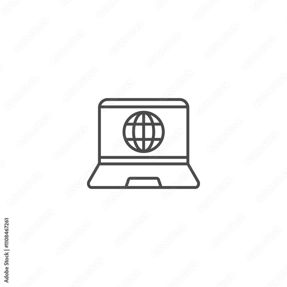 Browsing icon template vector illustration