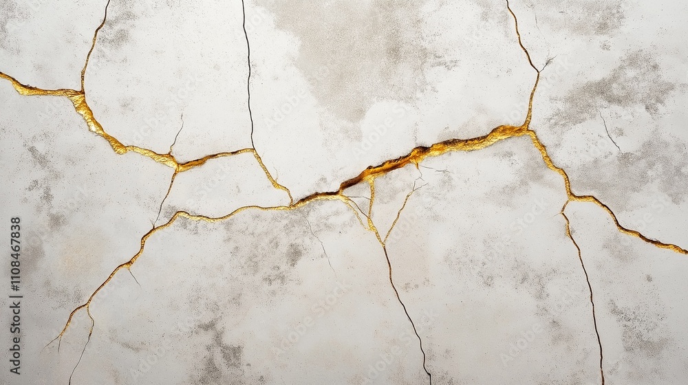 Obraz premium ひび割れたコンクリートの壁