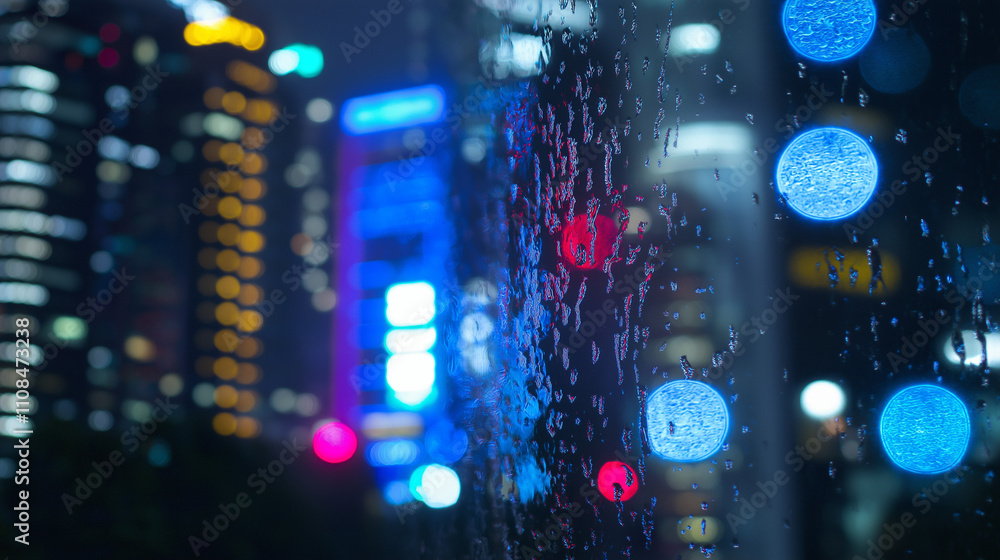Asian cities look bokeh when it rains Asian cities look bokeh when it rains