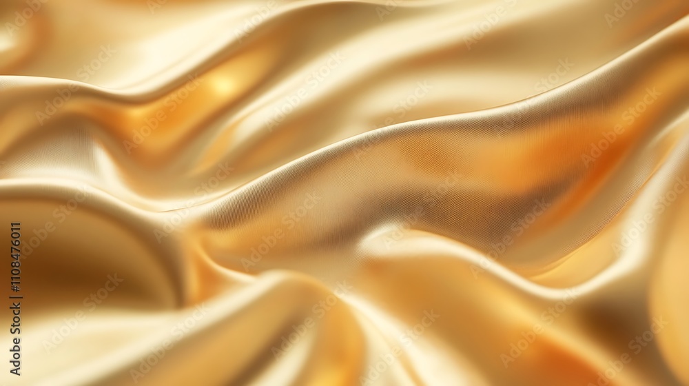 Obraz premium Luxurious Golden Textures and Glittering Spheres - Shimmering Metallic Background Collection