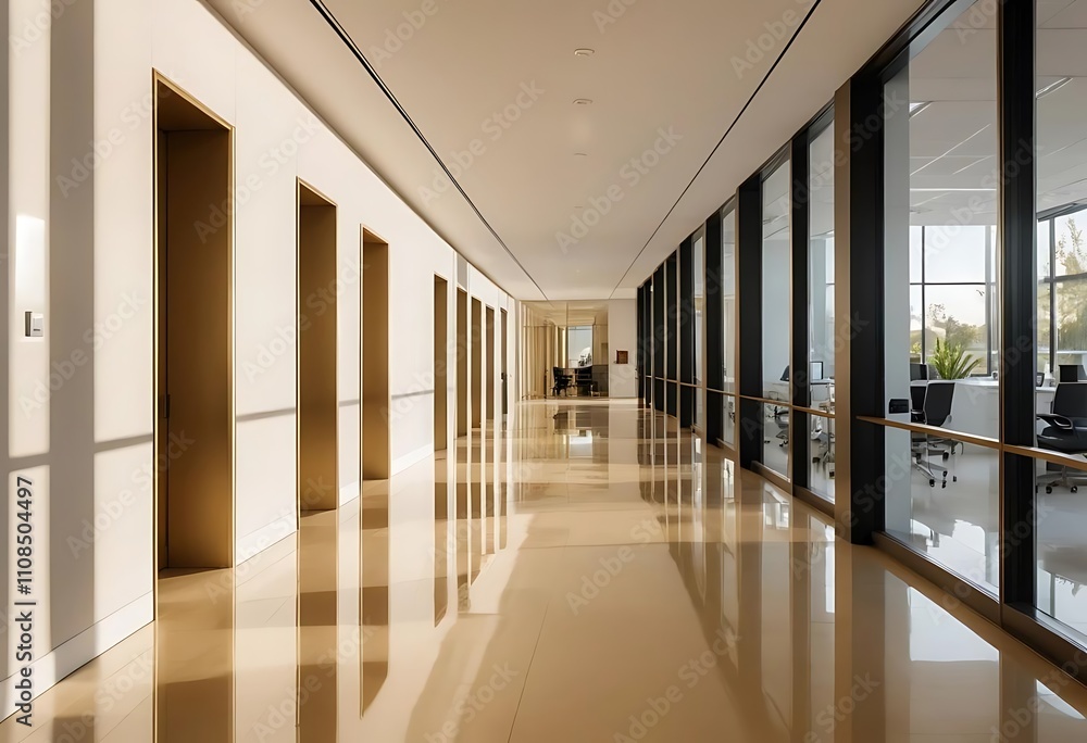 Fototapeta premium corridor in a hotel