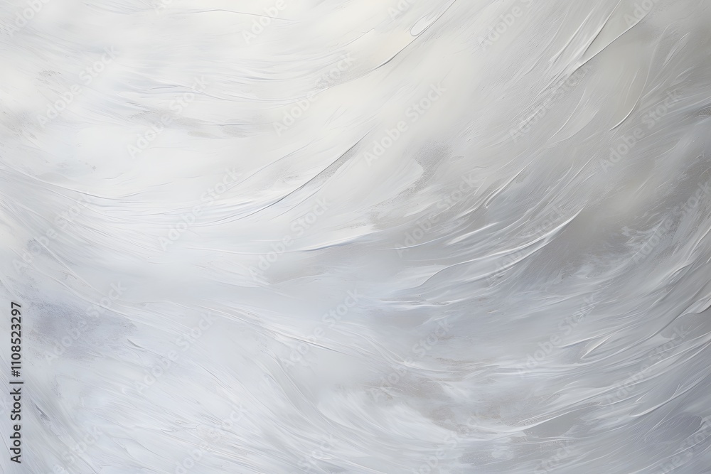 Obraz premium Abstract swirling white texture with soft gradients and subtle variations.