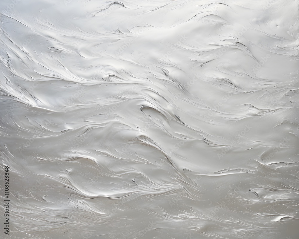 Obraz premium Abstract texture resembling flowing liquid or soft waves, emphasizing movement and depth.