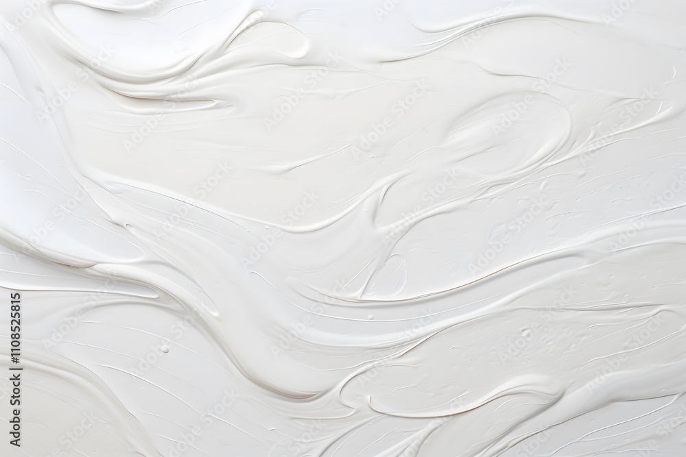 Obraz premium Abstract white texture with smooth, flowing patterns.
