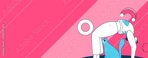 Practicing yoga, physical and mental health, flat vector character concept, operation hand drawn illustration
