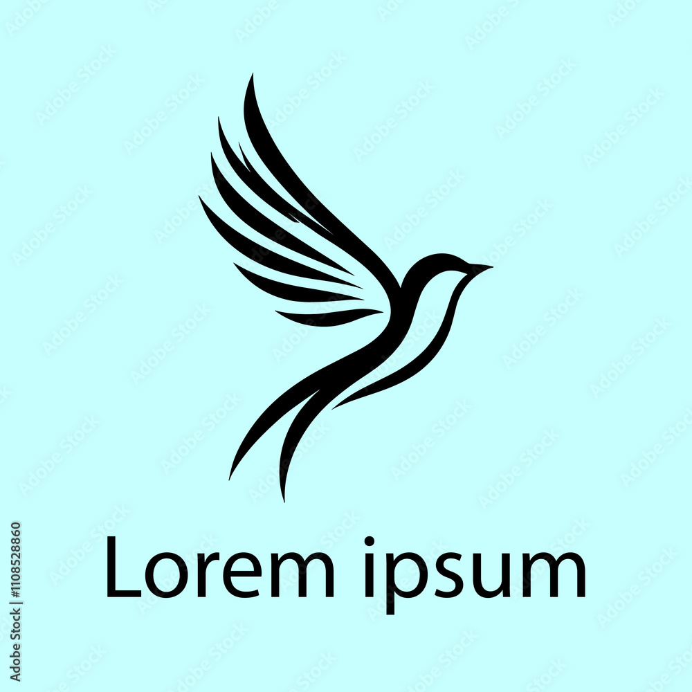 Fototapeta premium Bird Logo Design Template