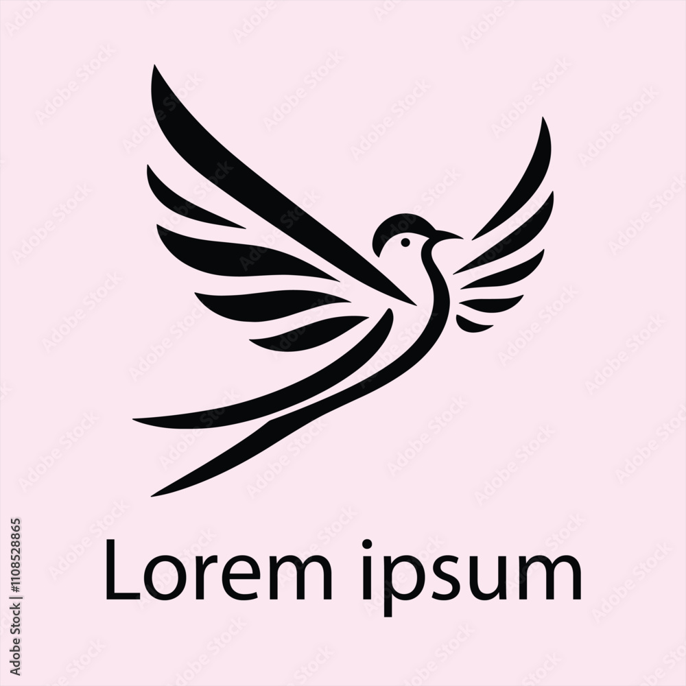 Obraz premium Bird Logo Design Template