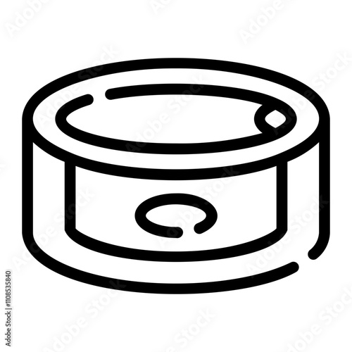 canned food Line Icon