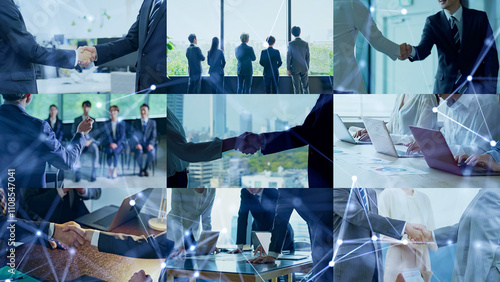 business, handshake, shaking hands, network, connection, connect, teamwork, cooperation, blockchain, block chain, deal, customer, business negotiation, collage, title, advertisement, human resources, 
