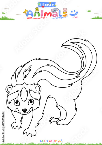 Lets color it Zorilla Cartoon 2