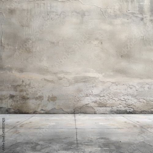 High-resolution image of a textured concrete wall with subtle cracks, ideal for urban and industrial design projects.