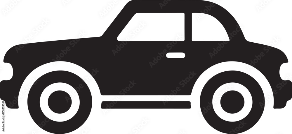 Car icon silhouette illustration. Car vector isolated. Private car, Automobile, Taxi car icon Car icon silhouette illustration. Car vector isolated. Private car, Automobile, Taxi car icon