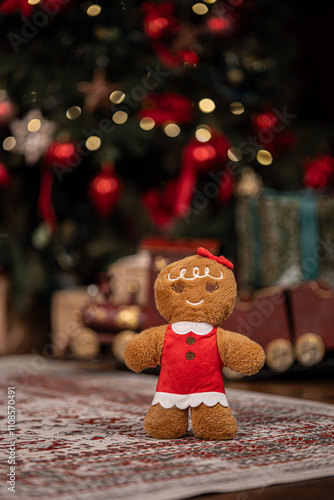 Plush gingerbread christmas