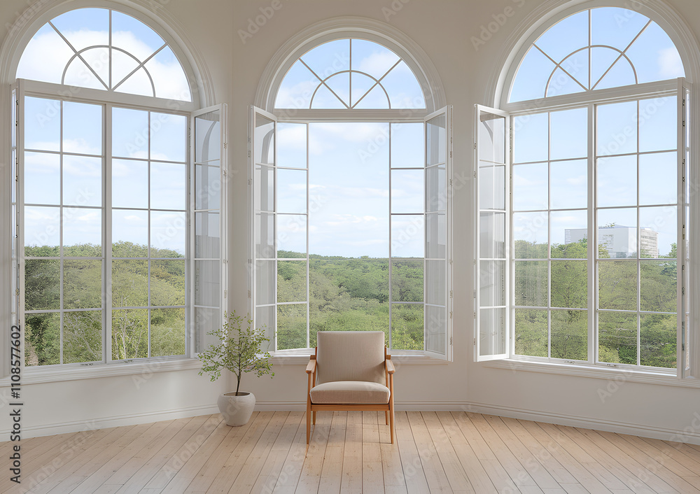 Fototapeta premium room with window