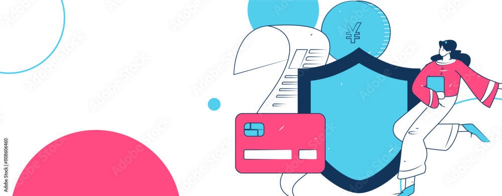 Online shopping payment security character flat vector concept operation hand drawn illustration
Online shopping payment security character flat vector concept operation hand drawn illustration