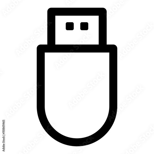 usb stick drive icon