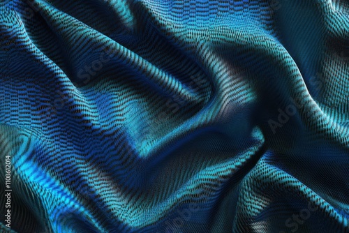 Wallpaper Mural Textured blue fabric in soft environment Torontodigital.ca