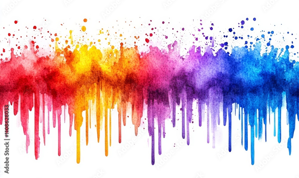 Fototapeta premium A vibrant soft paint background with a minimalist circle arrangement, ideal for creating copy space. This pattern illustration can be used for wallpaper, posters, flyers, and other design projects.