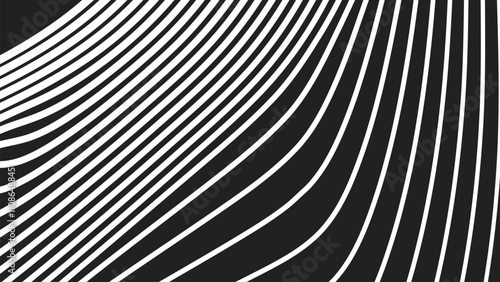Wallpaper Mural Black and white line wave abstract pattern background for backdrop or fabric style Torontodigital.ca
