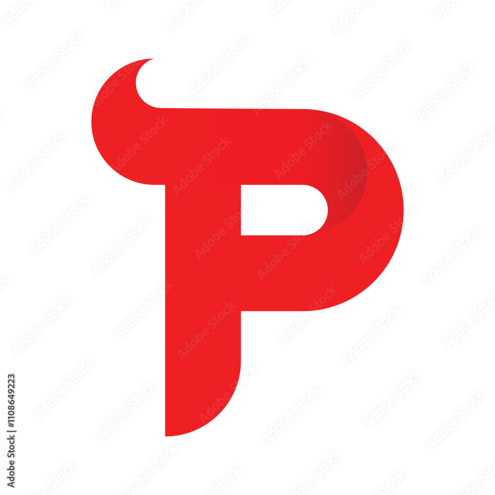 Modern letter P logo design. P logo template vector illustration design. Creative modern letters vector logo illustration Modern letter P logo design. P logo template vector illustration design. Creative modern letters vector logo illustration