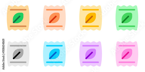 Editable seed bags, fertilizer vector icon. Gardening, landscaping, horticulture. Part of a big icon set family. Perfect for web and app interfaces, presentations, infographics, etc