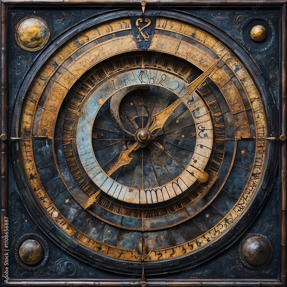 Obraz premium astronomical clock