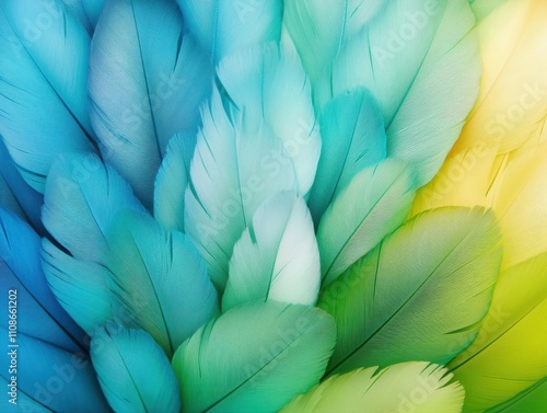 Wallpaper Mural Vibrant Colorful Feathers in Close-Up View Torontodigital.ca