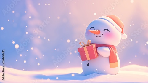 Festive Snowman Character Christmas Cheer