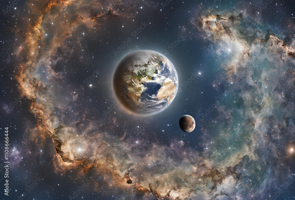 Obraz premium earth and space