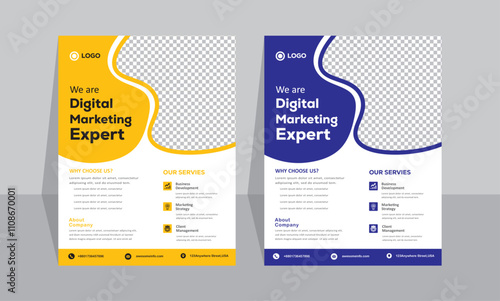 Digital Marketing  Flyer template design 